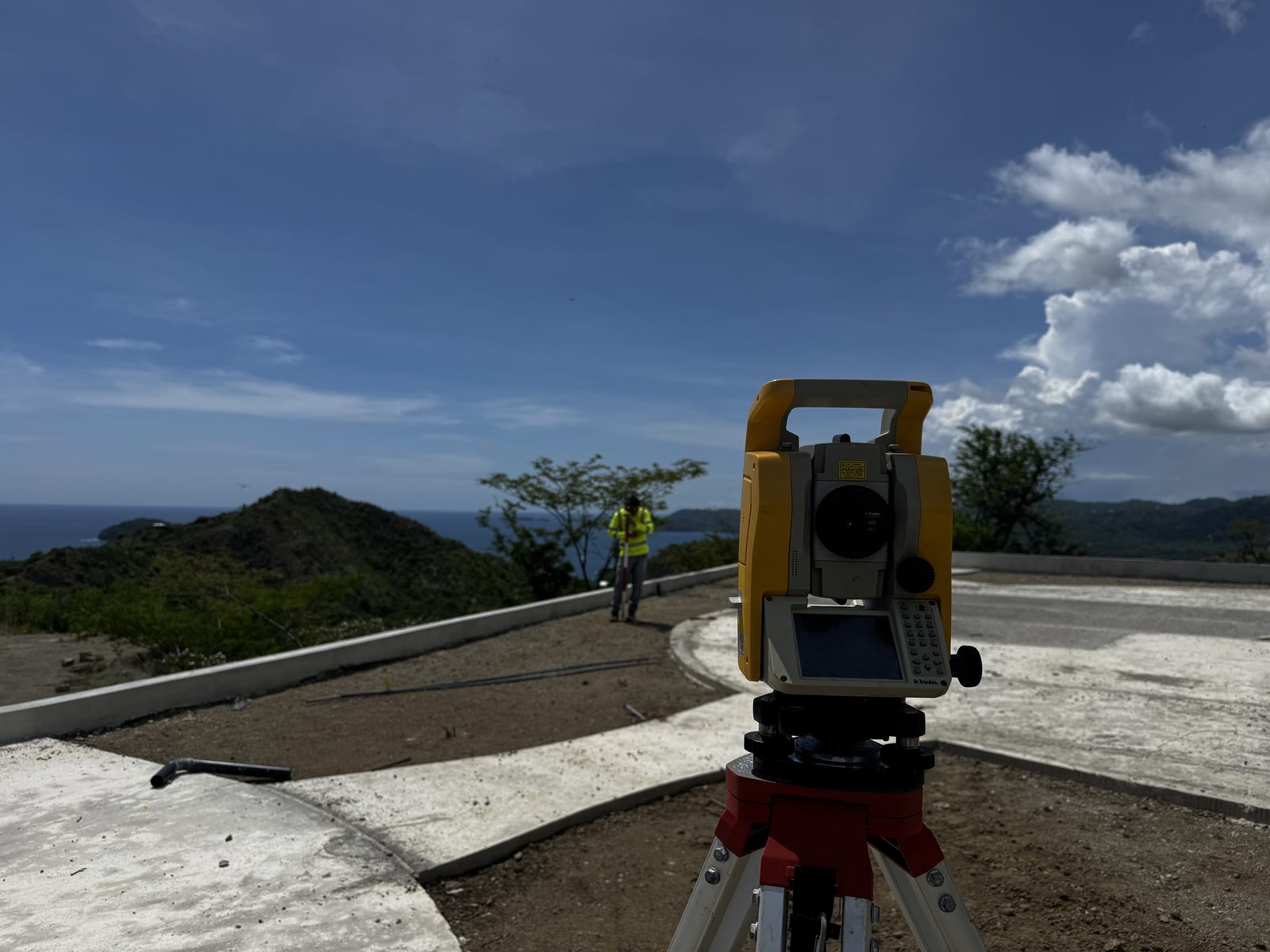 Total station measurements compared against cadastral records
